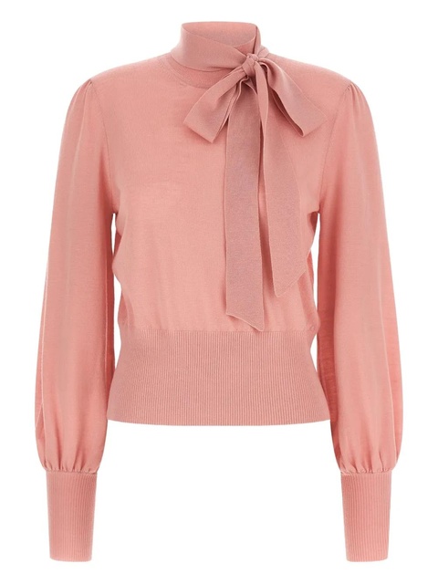 ZIMMERMANN pussybow sweater - Pink - zdjęcie produktu nr 1
