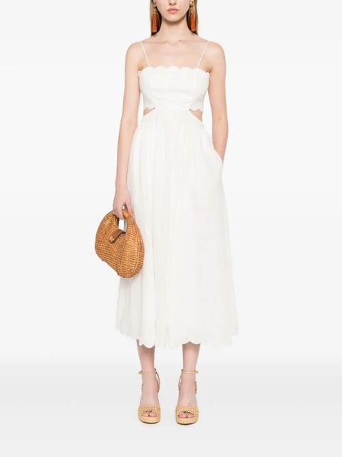 ZIMMERMANN Rhiannon midi dress - Neutrals - zdjęcie produktu nr 1