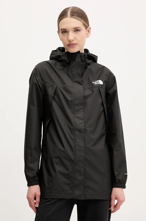 The North Face kurtka Antora Rain damska kolor czarny przejściowa NF0A8BKCJK31 - zdjęcie produktu nr 1