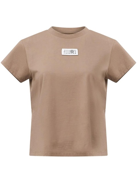 MM6 Maison Margiela cotton jersey T-shirt - Neutrals - zdjęcie produktu nr 2