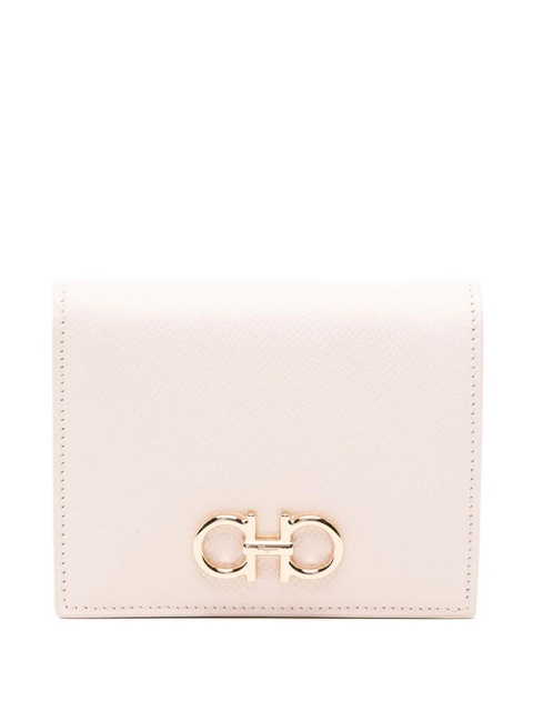 Ferragamo logo-plaque leather wallet - Pink - zdjęcie produktu nr 1