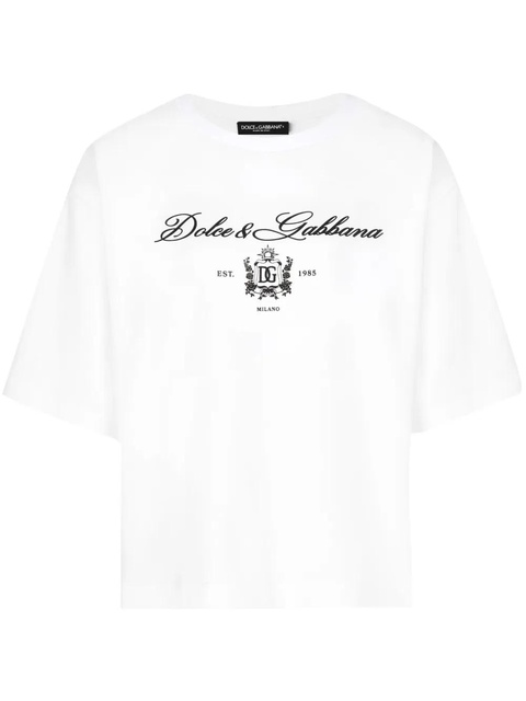 Dolce & Gabbana logo-print T-shirt - White - zdjęcie produktu nr 1