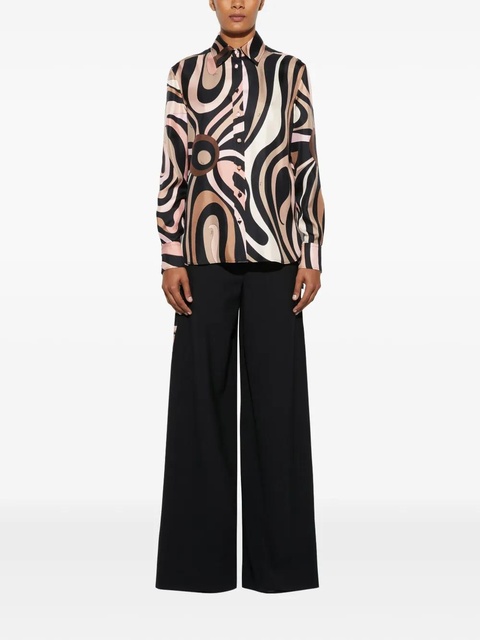PUCCI Marmo silk shirt - Black - zdjęcie produktu nr 2