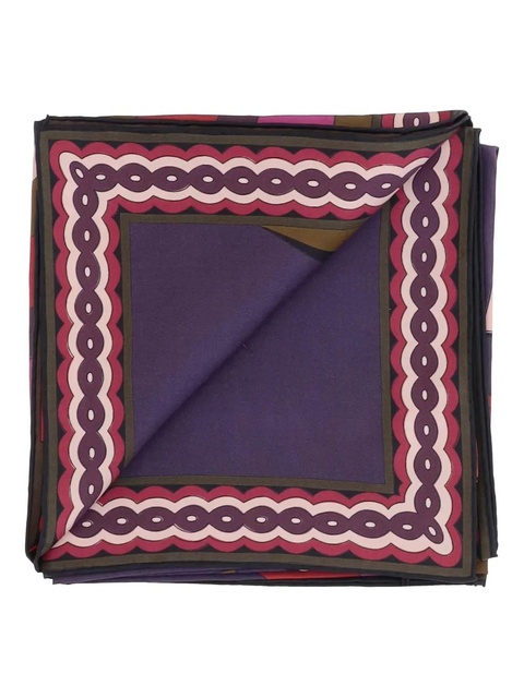 PUCCI graphic-print silk scarf - Purple - zdjęcie produktu nr 2