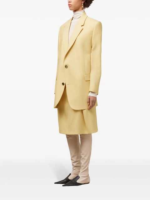 AMI Paris oversize virgin wool blazer - Yellow - zdjęcie produktu nr 2