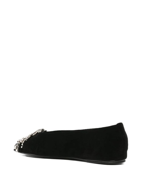 Magda Butrym crystal-embellished ballet flats - Black - zdjęcie produktu nr 2