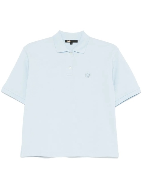 Maje patch-detail polo top - Blue - zdjęcie produktu nr 1