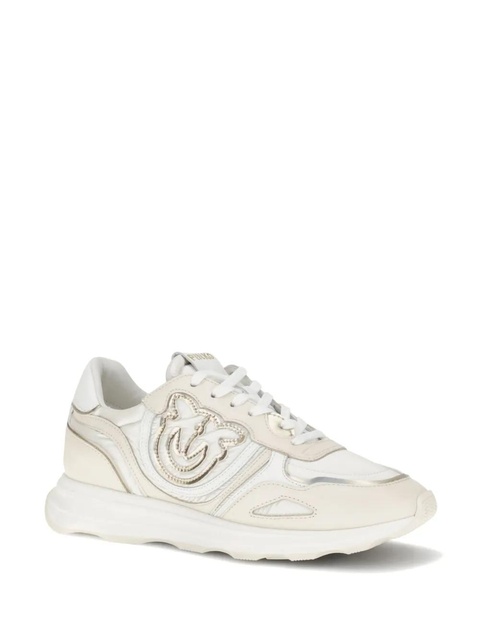 PINKO Zoe logo-detail leather sneakers - White - zdjęcie produktu nr 2
