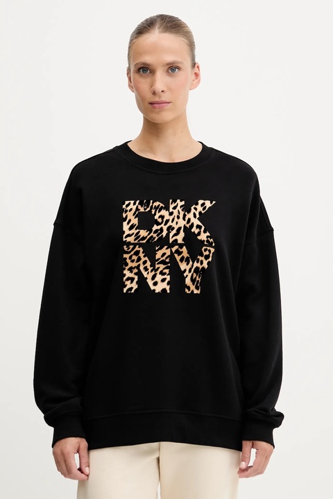 Dkny bluza damska kolor czarny z nadrukiem DP5T1433 - zdjęcie produktu nr 1