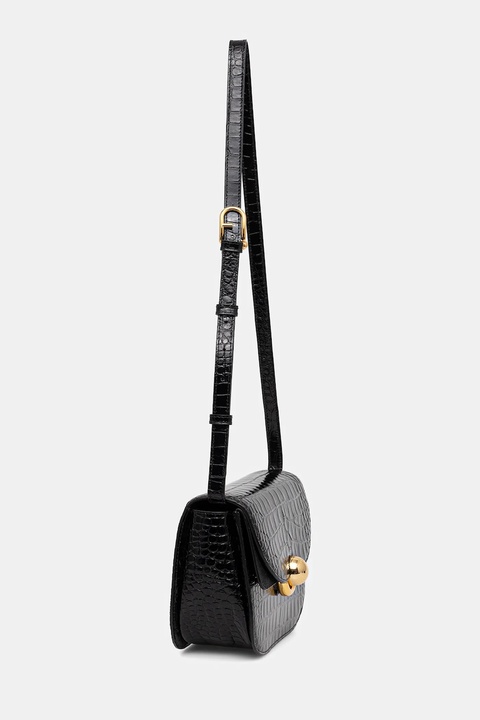 Furla torebka skórzana kolor czarny WB01355.BX3178.O6000 - zdjęcie produktu nr 2