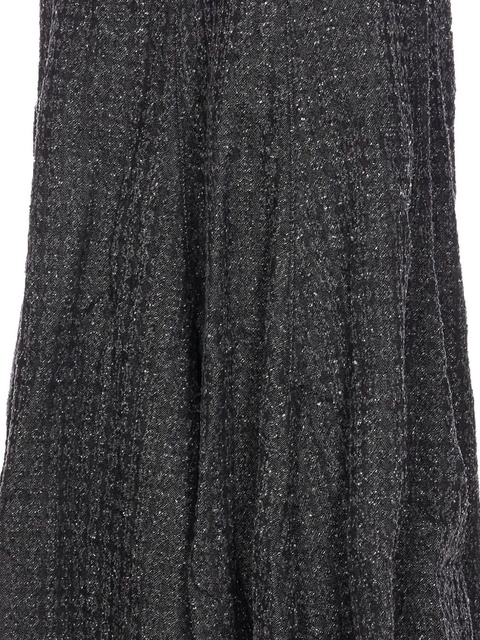 Essentiel Antwerp tiered sparkle skirt - Grey - zdjęcie produktu nr 2