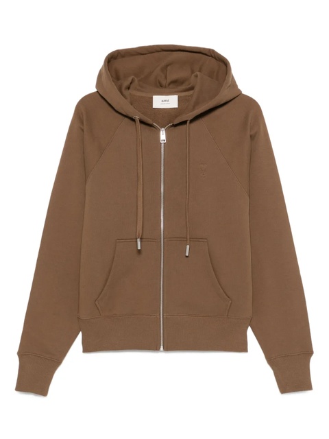 AMI Paris Ami De Coeur hoodie - Brown - zdjęcie produktu nr 1