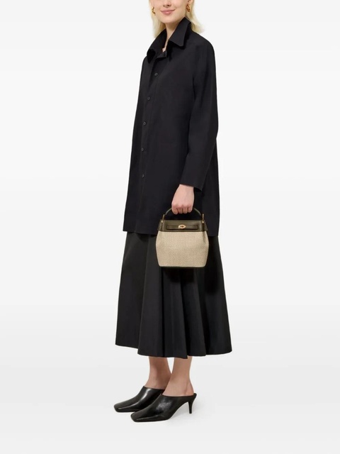 Mulberry raffia leather bucket bag - Neutrals - zdjęcie produktu nr 2