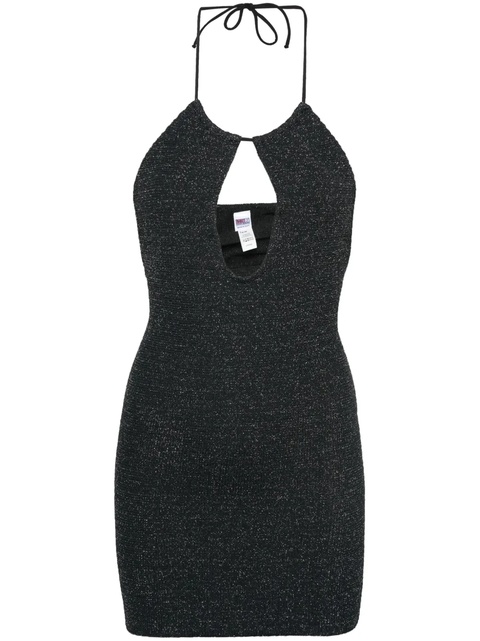 MC2 Saint Barth Palmer lurex mini dress - Black - zdjęcie produktu nr 1