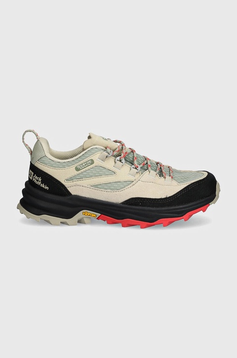 Jack Wolfskin buty Cyrox Texapore Low damskie kolor zielony 4064291 - zdjęcie produktu nr 2