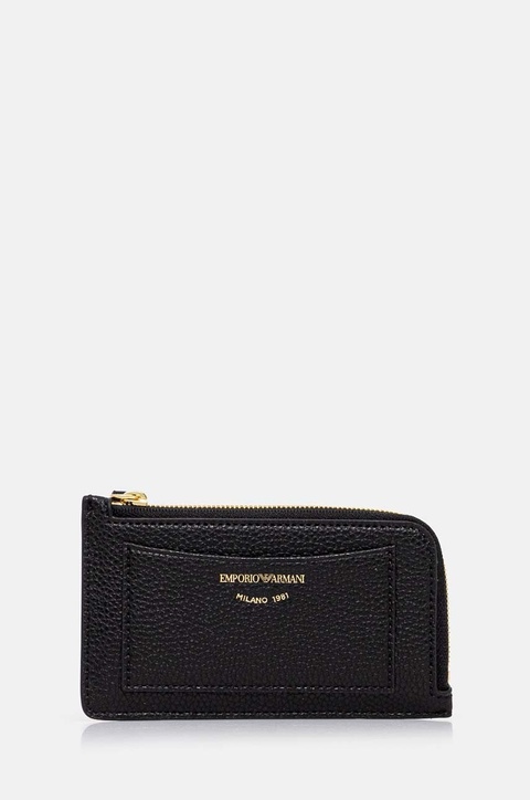 Emporio Armani portfel damski kolor czarny EW000367 AF11953 - zdjęcie produktu nr 1