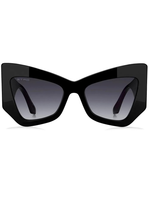 ETRO logo-plaque sunglasses - Black - zdjęcie produktu nr 1
