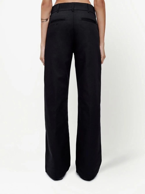 RE/DONE wide leg low-rise trousers - Black - zdjęcie produktu nr 2