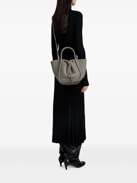 Proenza Schouler small Ruched drawstring top-handle tote bag - Grey - zdjęcie produktu nr 2