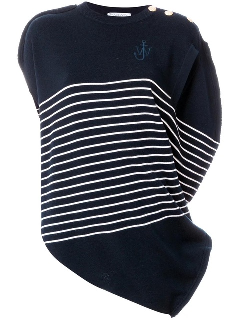 JW Anderson striped knitted top - Blue - zdjęcie produktu nr 1
