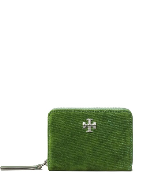 Tory Burch small Kira zip-around wallet - Green - zdjęcie produktu nr 2