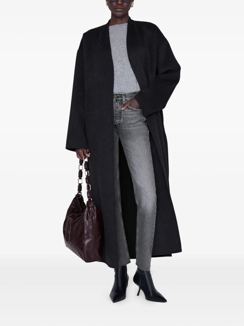 ANINE BING Kate logo-embossed shoulder bag - Red - zdjęcie produktu nr 2