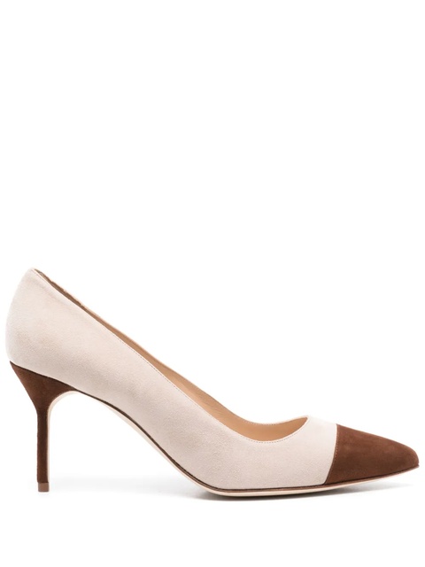 Manolo Blahnik 70mm Capcour pumps - Neutrals - zdjęcie produktu nr 1