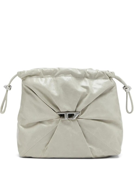 Diesel Scrunch-D leather bucket bag - White - zdjęcie produktu nr 1