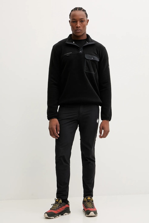 Mammut bluza sportowa Moonstone Hybrid kolor czarny gładka 1014.06120 - zdjęcie produktu nr 2