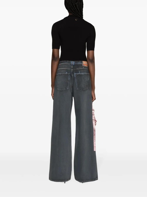 Diesel 1996 D-Sire low-rise straight-leg jeans - Grey - zdjęcie produktu nr 2