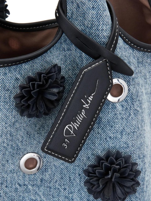 3.1 Phillip Lim pom-pom eyelet tote bag - Blue - zdjęcie produktu nr 2