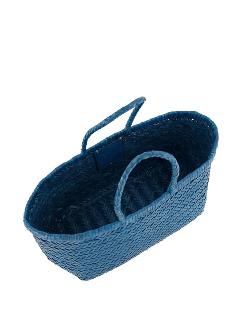 DRAGON DIFFUSION small Triple Jump woven tote bag - Blue - zdjęcie produktu nr 2