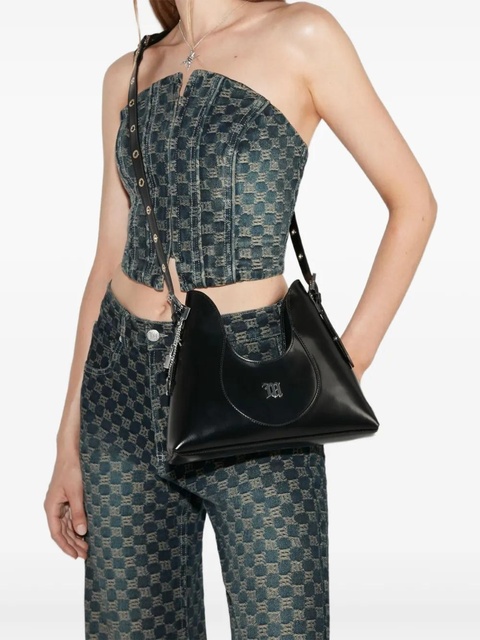 MISBHV monogram-pattern jeans - Blue - zdjęcie produktu nr 1