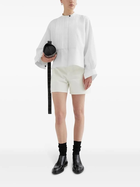 Jil Sander high-rise denim shorts - White - zdjęcie produktu nr 2