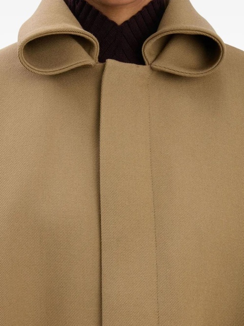 Victoria Beckham hooded drawstring jacket - Neutrals - zdjęcie produktu nr 2