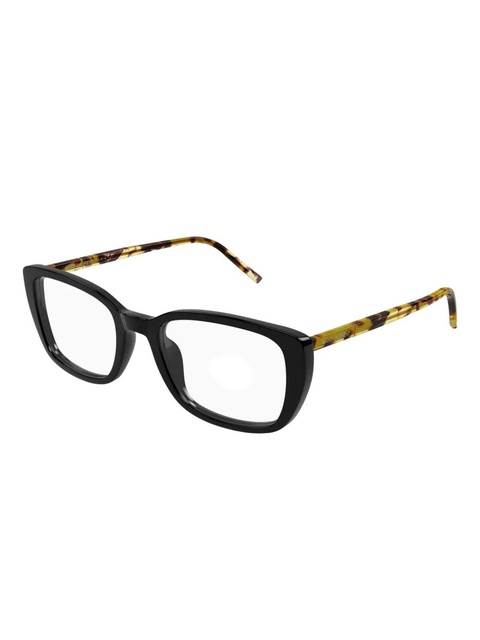Saint Laurent Eyewear rectangle acetate frames - Black - zdjęcie produktu nr 2