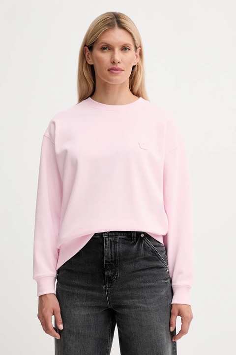 Kenzo bluza bawełniana damska kolor różowy gładka FF52SW1804MF - zdjęcie produktu nr 1