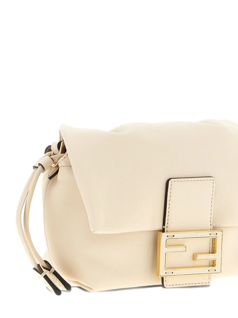 FENDI small Mamma Baguette leather handbag - Neutrals - zdjęcie produktu nr 1