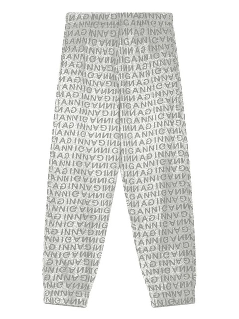 GANNI logo-print track pants - Grey - zdjęcie produktu nr 1