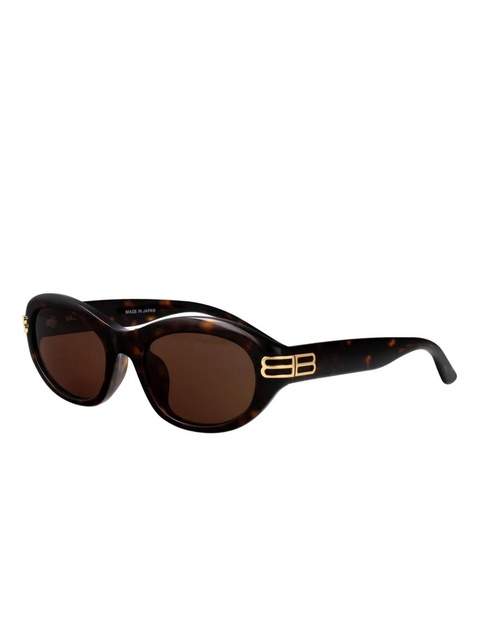 Balenciaga Eyewear oval-frame sunglasses - Brown - zdjęcie produktu nr 2