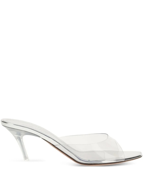 Amina Muaddi 60mm Alexa glass sandals - White - zdjęcie produktu nr 1