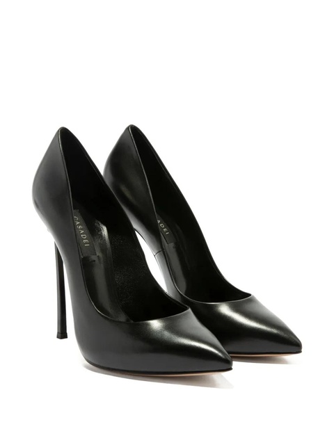 Casadei 115mm leather heeled pumps - Black - zdjęcie produktu nr 2