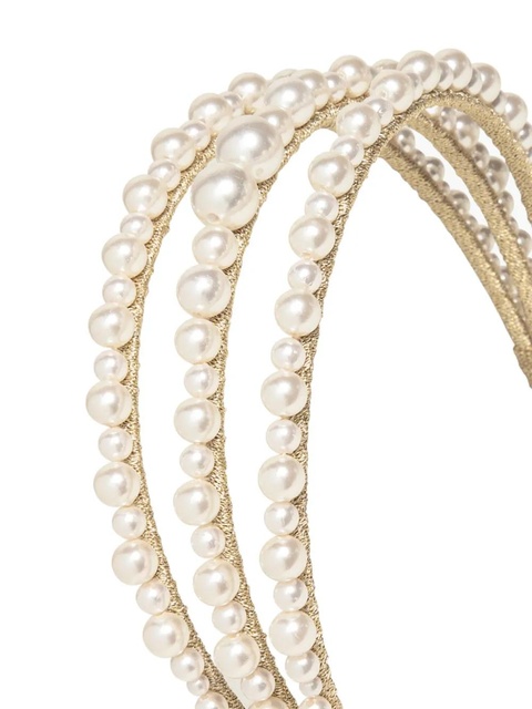 Jennifer Behr Fiorella headband - Neutrals - zdjęcie produktu nr 2