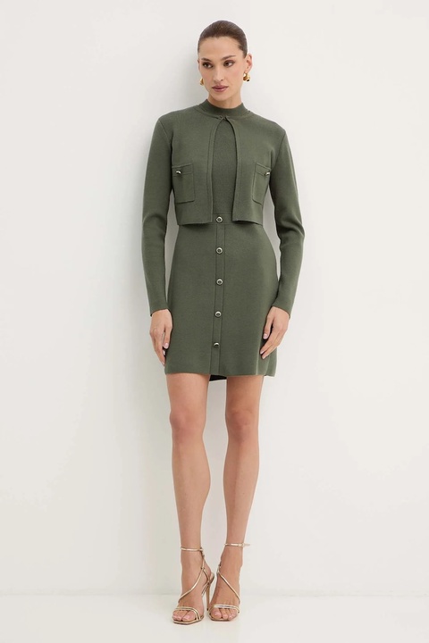 Morgan sukienka kolor zielony mini dopasowana RMCASSY - zdjęcie produktu nr 2
