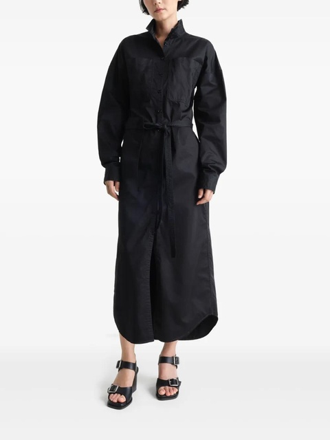 LEMAIRE maxi shirt dress - Black - zdjęcie produktu nr 2