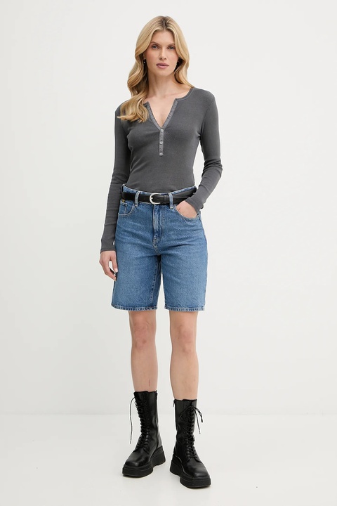 G-Star Raw longsleeve kolor szary D26140-D968 - zdjęcie produktu nr 2