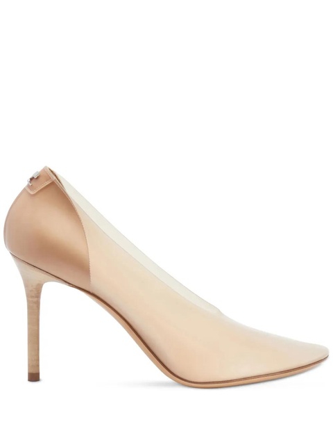 Courrèges 100mm translucent pumps - Neutrals - zdjęcie produktu nr 1