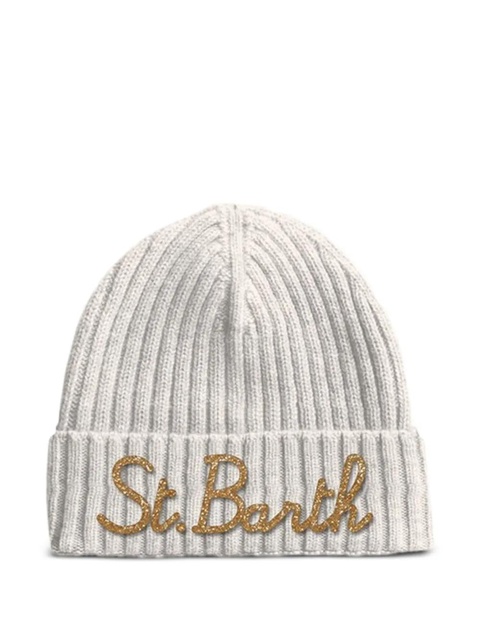 MC2 Saint Barth Wengen ribbed beanie - Neutrals - zdjęcie produktu nr 1