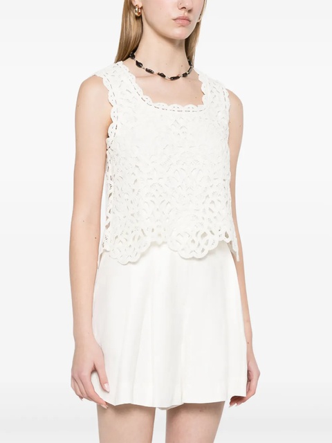 Maje crochet-knit top - White - zdjęcie produktu nr 2