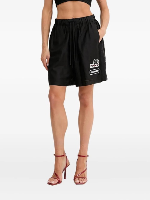 PINKO beaded-patch shorts - Black - zdjęcie produktu nr 1